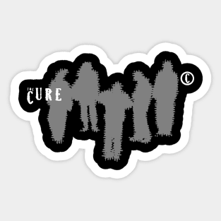 The Cure Sillhouete One Sticker